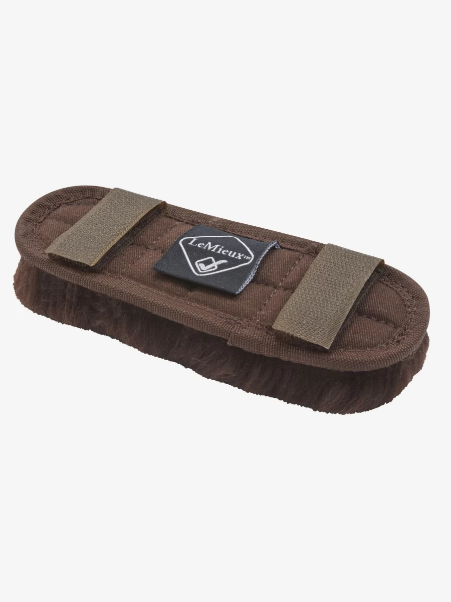 LeMieux Merino Noseband Guard - Brown, One Size, Horse Riding Accessory