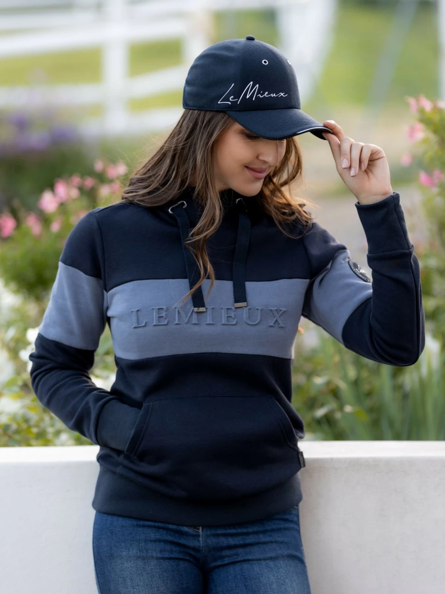 LeMieux Navy Jade Pop Over Equestrian Show Shirt