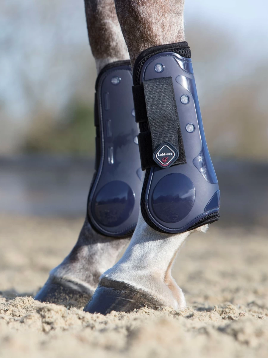 LeMieux Derby Tendon Boots in Navy – Premium Horse Riding Boots for Equestrians