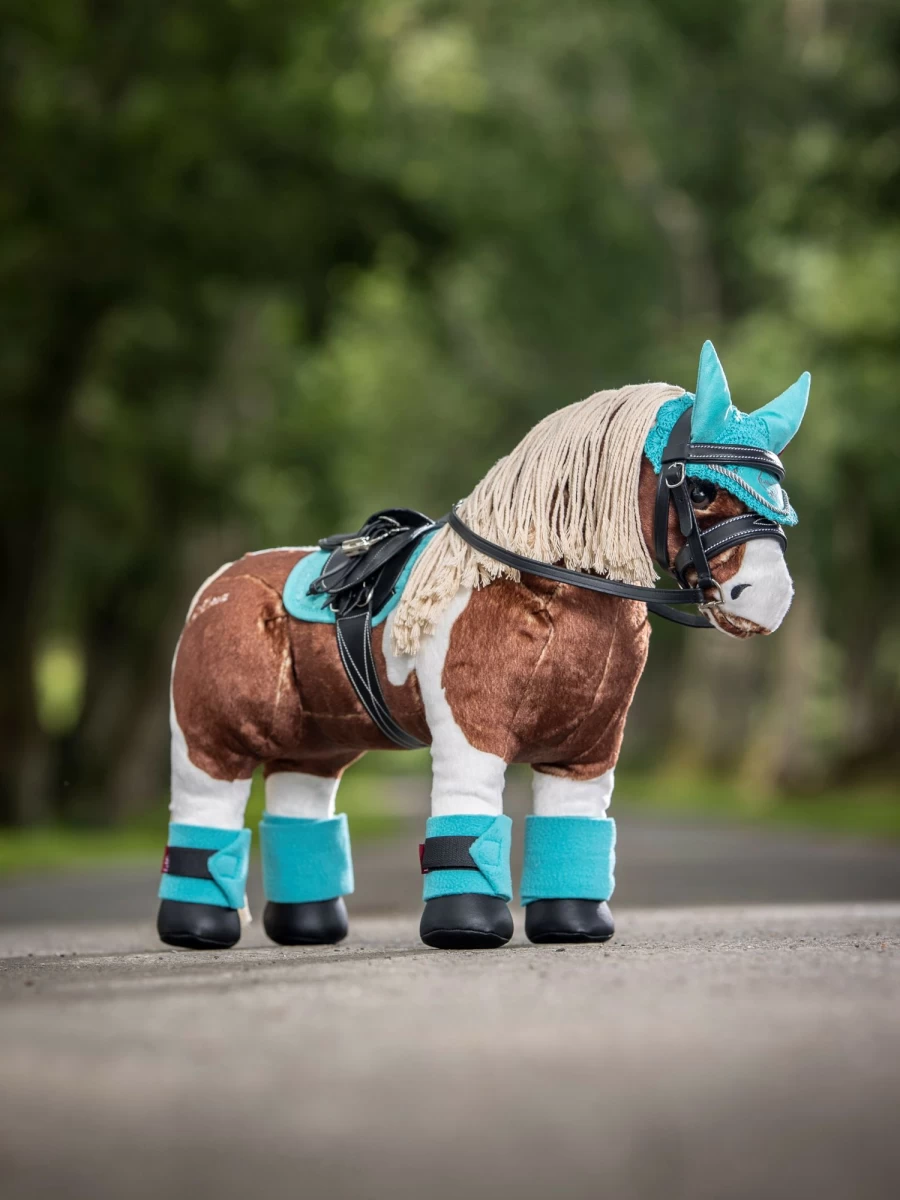 LeMieux Azure Blue Toy Pony Bandages - One Size Horse Riding Accessories