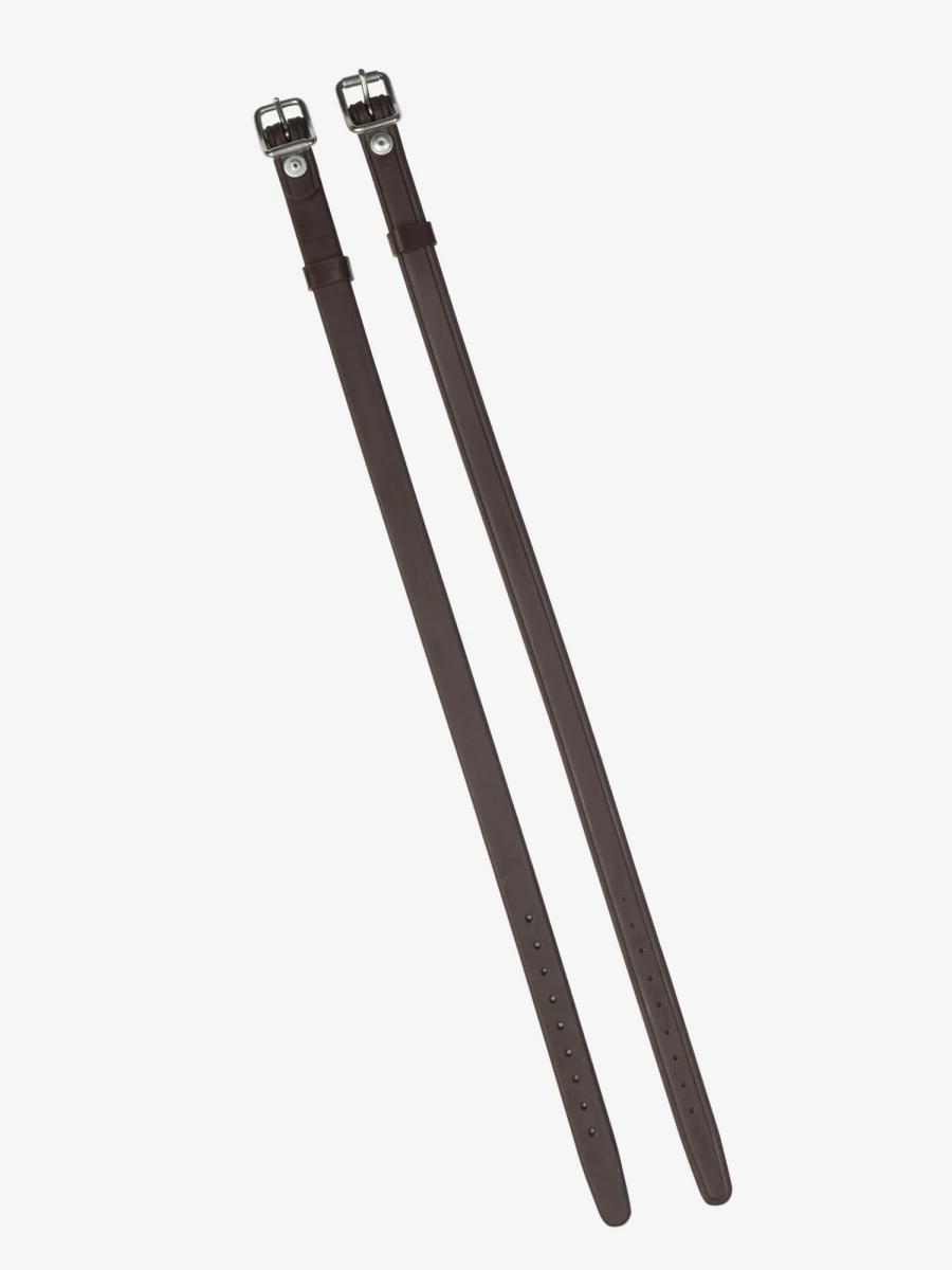 LeMieux Premium Brown Spur Straps for Equestrian Riding