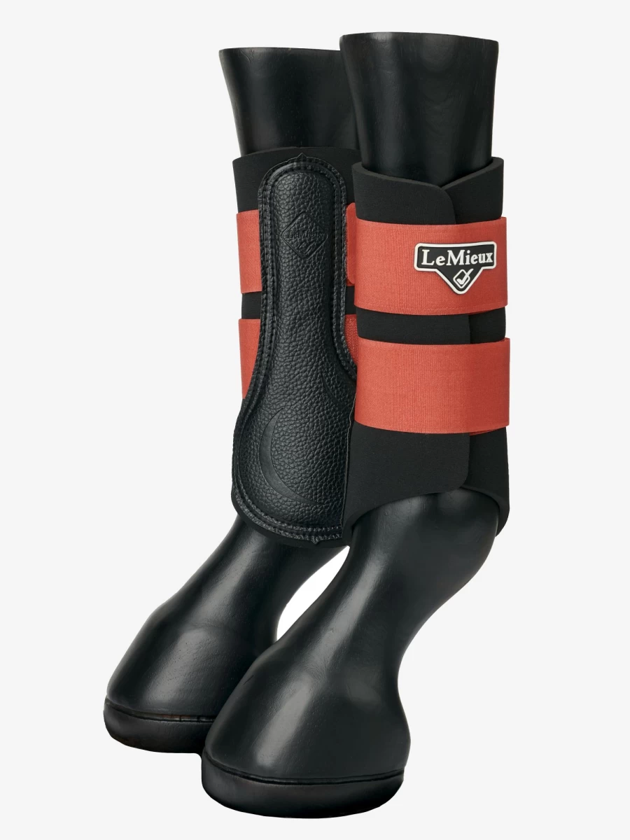 LeMieux Premium Brown Spur Straps for Equestrian Riding