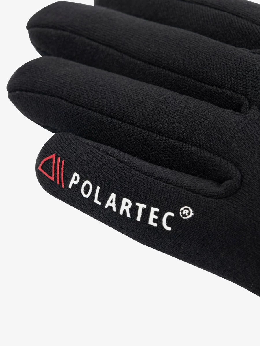 LeMieux Polartec Thermal Winter Gloves for Men & Women - Black Outdoor Cold Weather Gloves