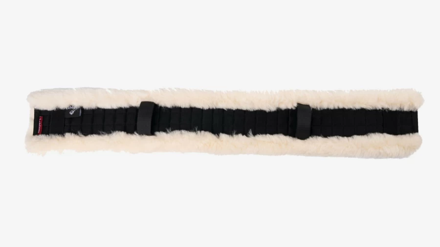 LeMieux Natural Lambswool Girth Cover for Horse Riding Comfort and Warmth