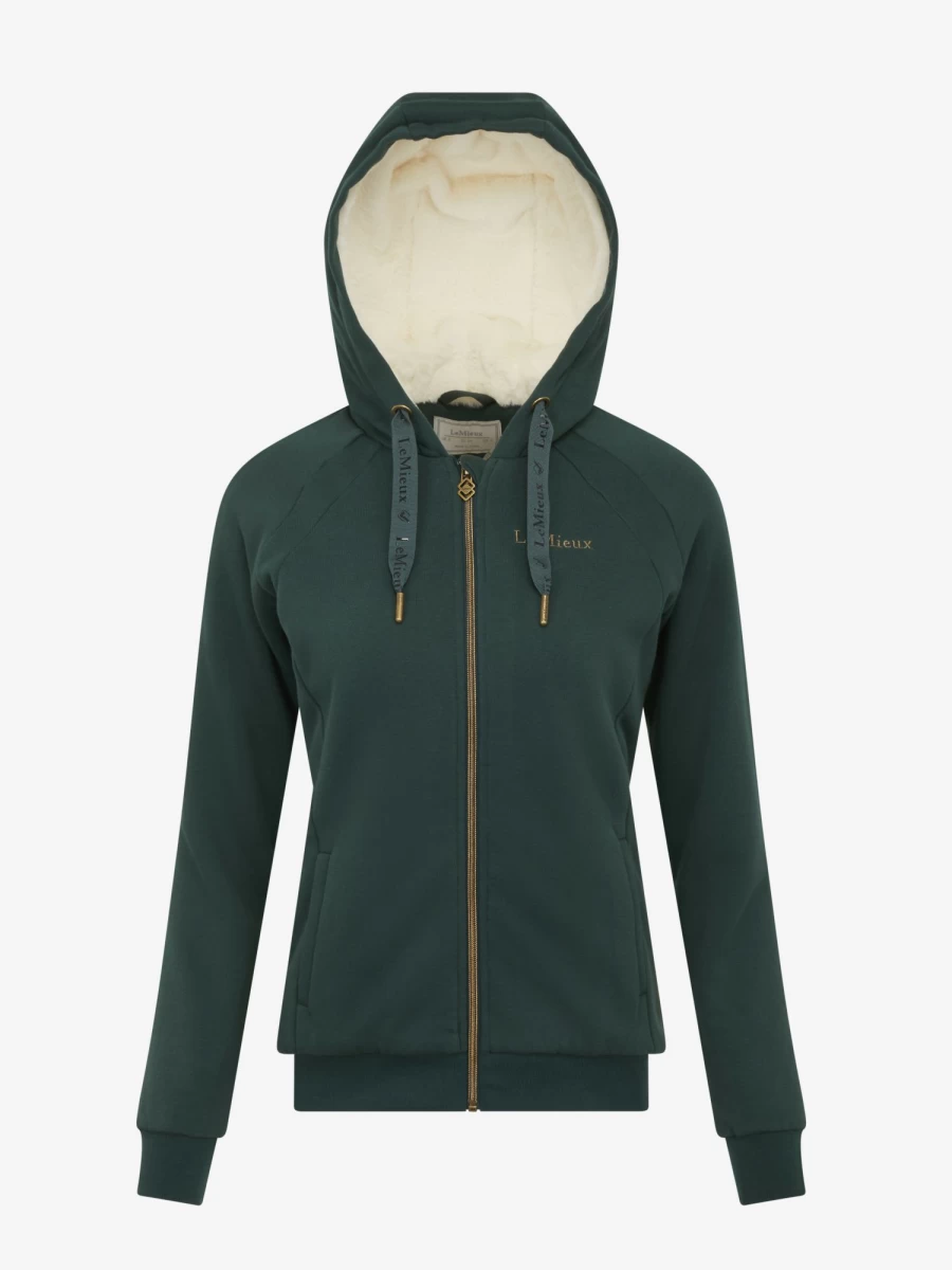 LeMieux Women's Spruce Sherpa-Lined Hoodie - Cozy Fleece Pullover with Hood