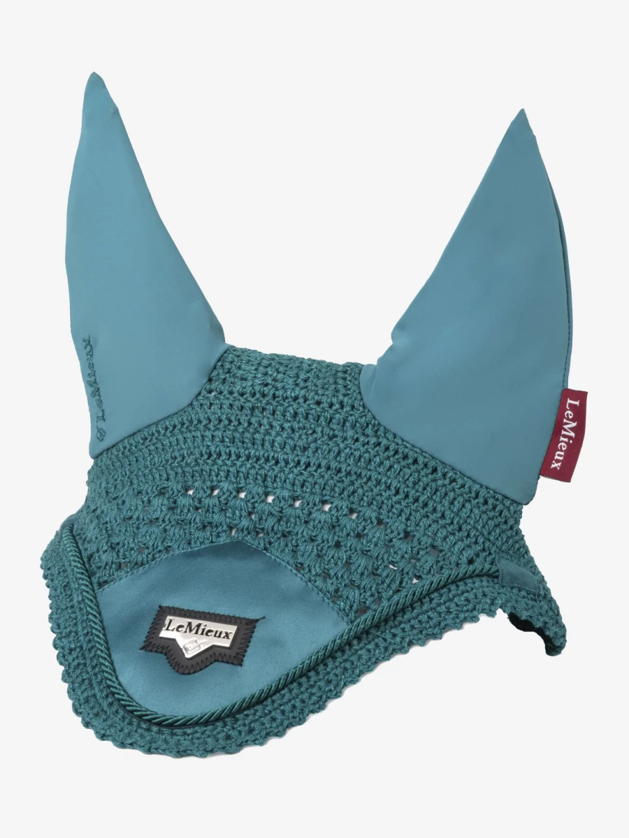 LeMieux Loire Fly Hood Peacock – Lightweight Horse Fly Hood with Peacock Design