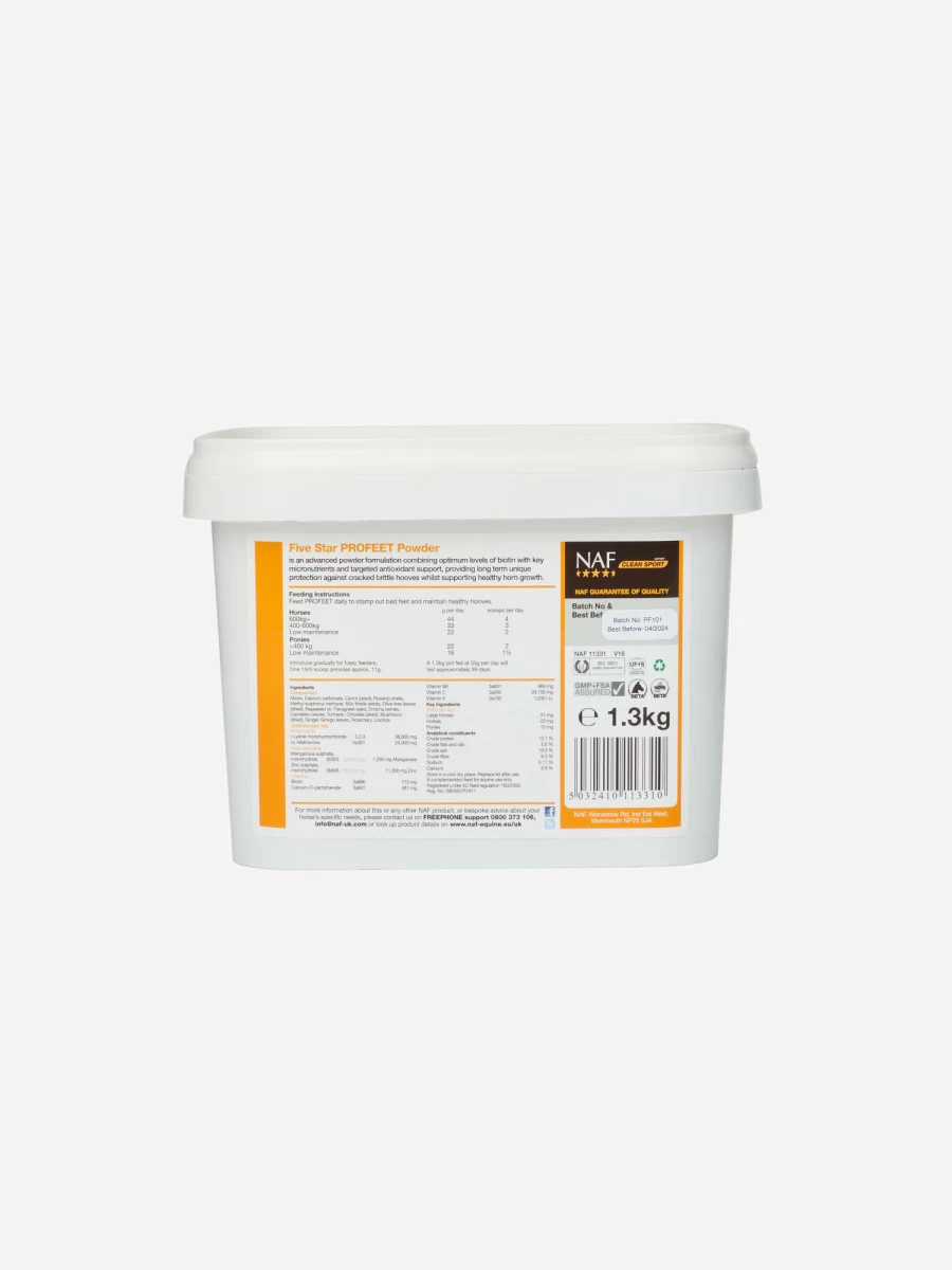 LeMieux Profeet Powder - Hoof Care Supplement for Stronger, Healthier Hooves