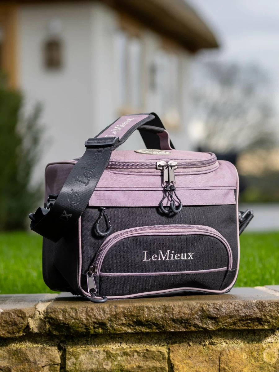 LeMieux Prokit Lite Grooming Bag for Horses - Walnut, One Size, Durable & Portable Equestrian Grooming Kit