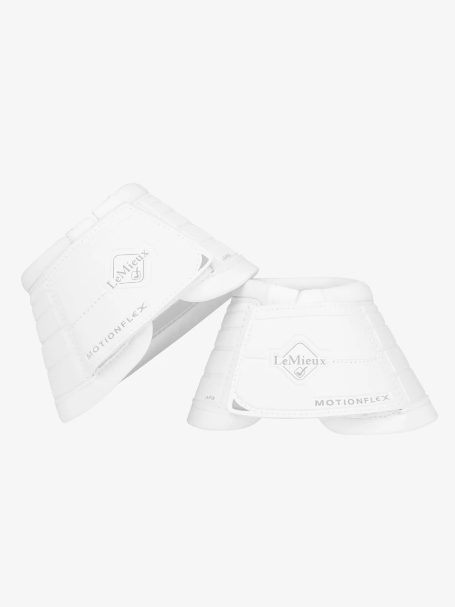 LeMieux Motionflex Over Reach Boots - Premium White Horse Riding Protective Gear