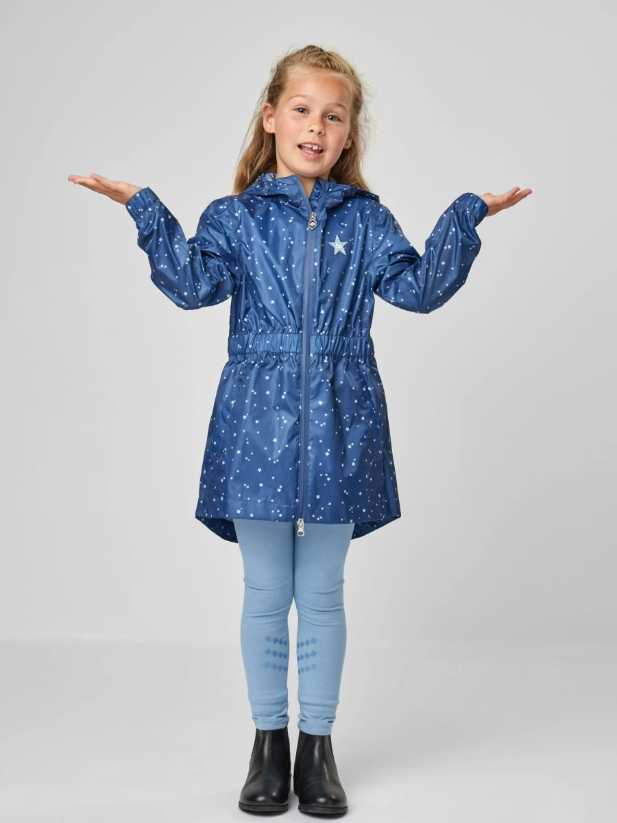 LeMieux Mini Flow Waterproof Rain Jacket for Women - Lightweight Navy Blue Outdoor Windbreaker