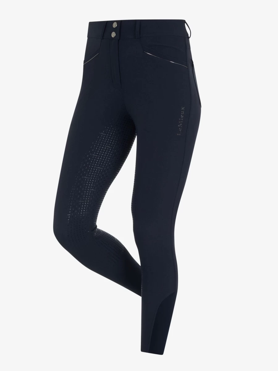 LeMieux Freya Pro Equestrian Breeches in Navy - Premium Riding Pants for Women