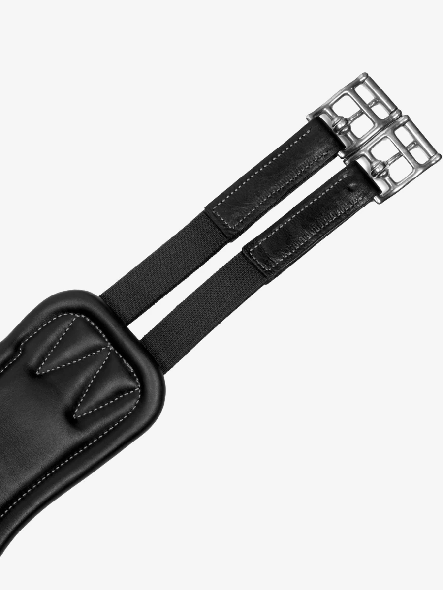 LeMieux Magnetic Gel-Tek Anatomic Girth with Long Studs for Horses - Black