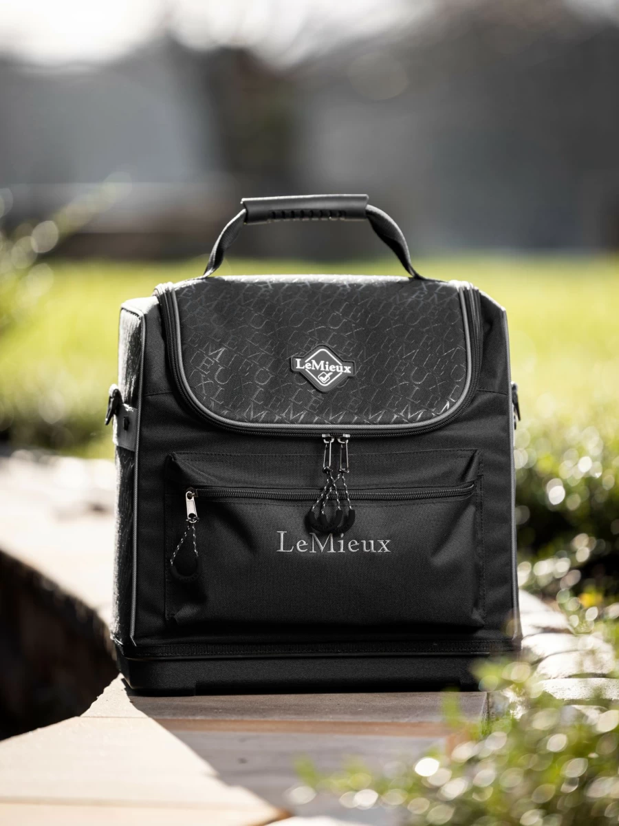 LeMieux Elite Pro Black Grooming Bag for Professional Equine Care