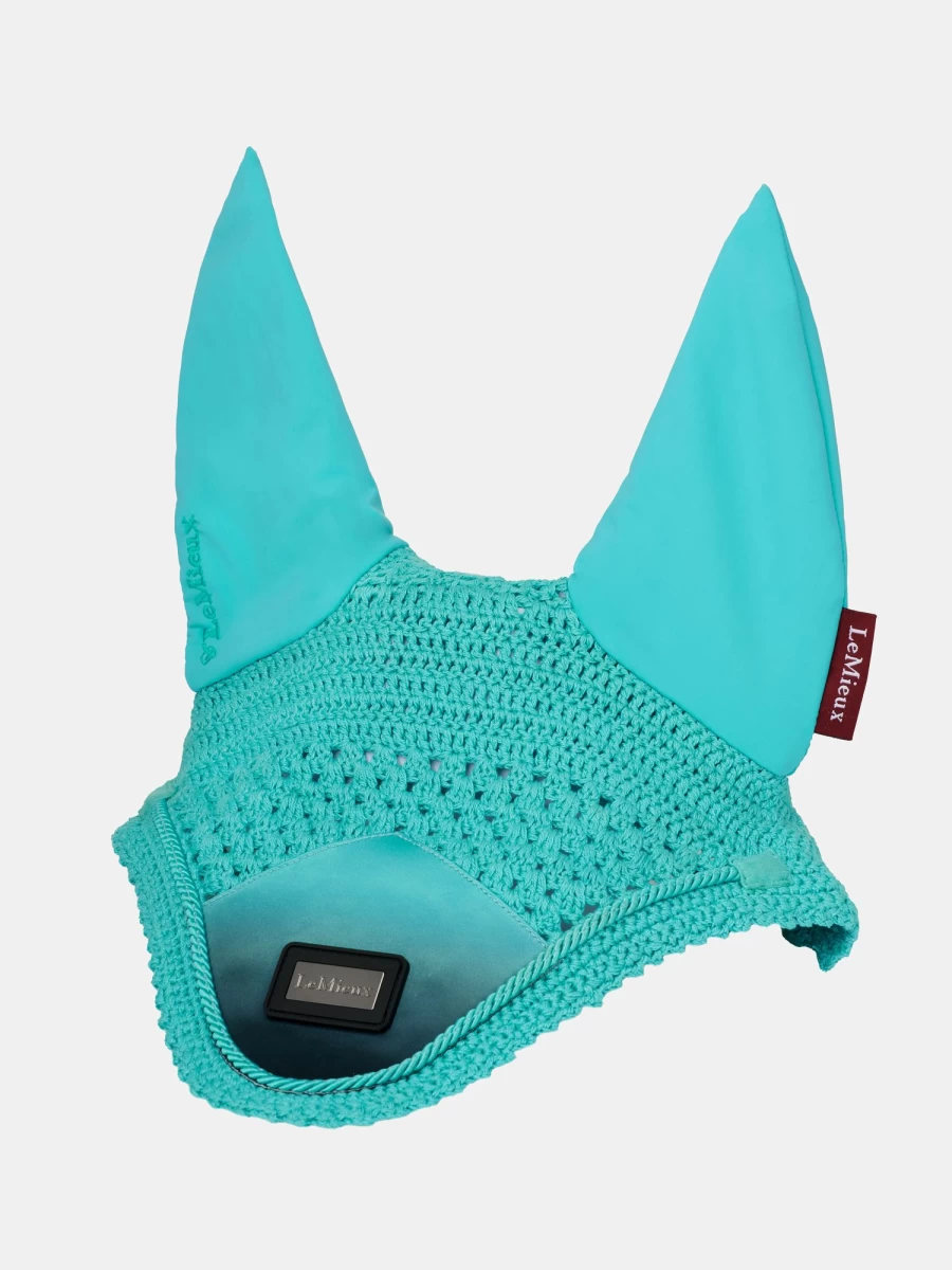 LeMieux Spectrum Fly Hood Azure – Lightweight Horse Fly Mask with UV Protection
