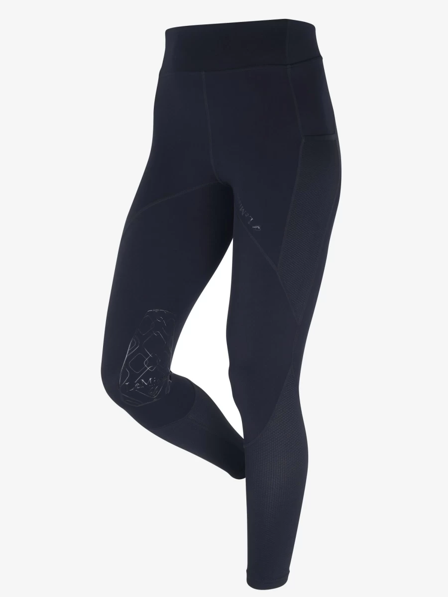 LeMieux Lucie Navy Mesh Performance Leggings for Women