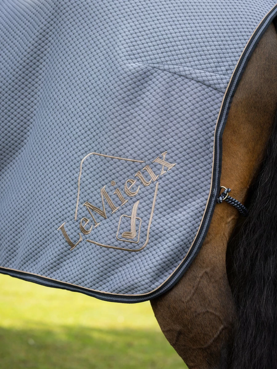LeMieux Jay Blue Bamboo Cooling Performance Horse Cooler