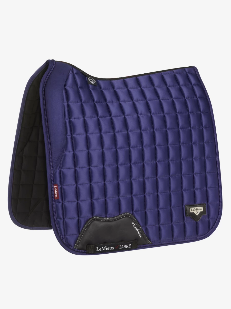 LeMieux Loire Memory Dressage Square Scarf in Ink Blue – Equestrian Riding Accessories