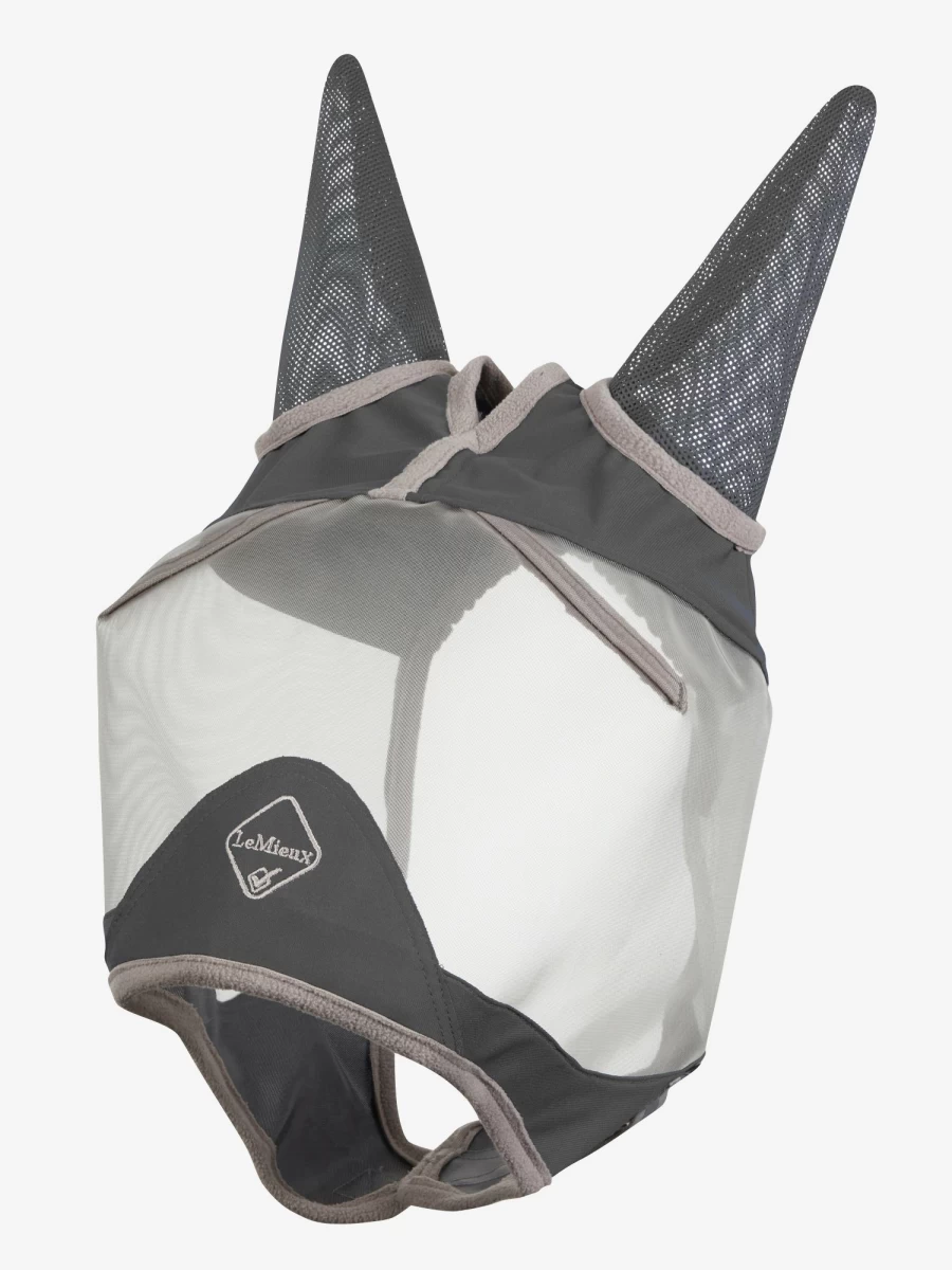 LeMieux ArmourShield Pro Half Fly Mask - Grey Horse Fly Protection