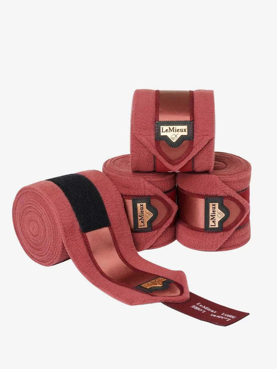 LeMieux Loire Polo Bandages Orchid - Breathable Horse Polo Wraps for Support & Protection