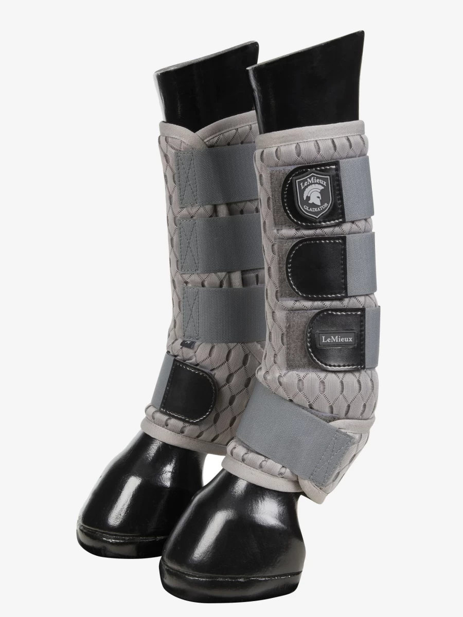 LeMieux Gladiator Mesh Fly Boots – Breathable Horse Riding Leg Protection for Fly Control