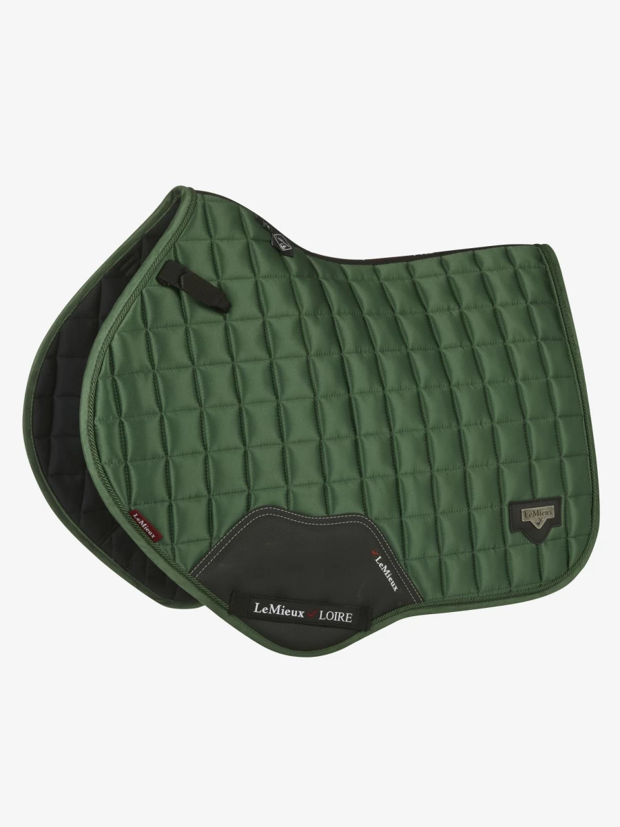 LeMieux Loire Classic Close Contact Square Bridle in Hunter Green for Equestrian Riding