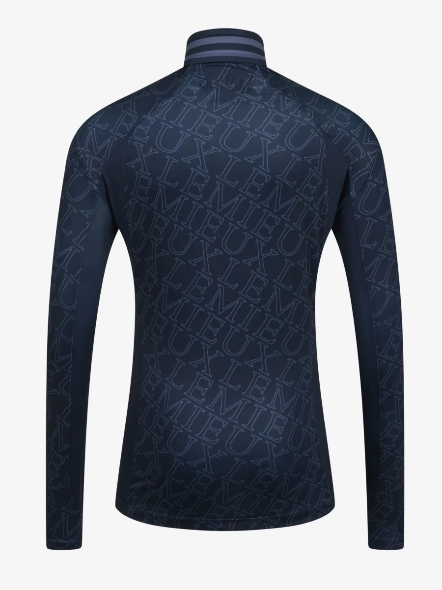 LeMieux Young Rider Frieda Base Layer - Navy Blue Equestrian Performance Top