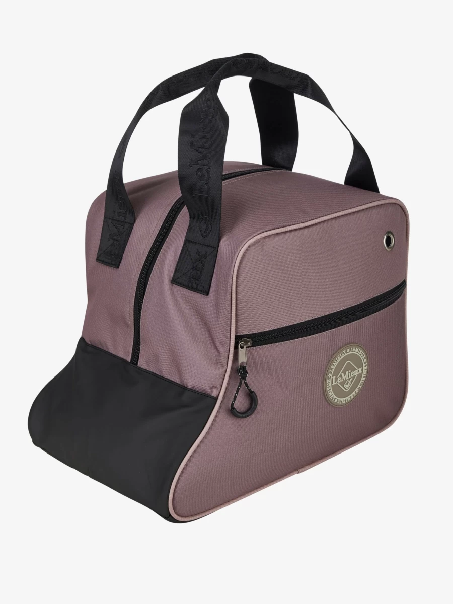LeMieux Short Boot Bag in Walnut - One Size Equestrian Leather Handbag for Riding Essentials