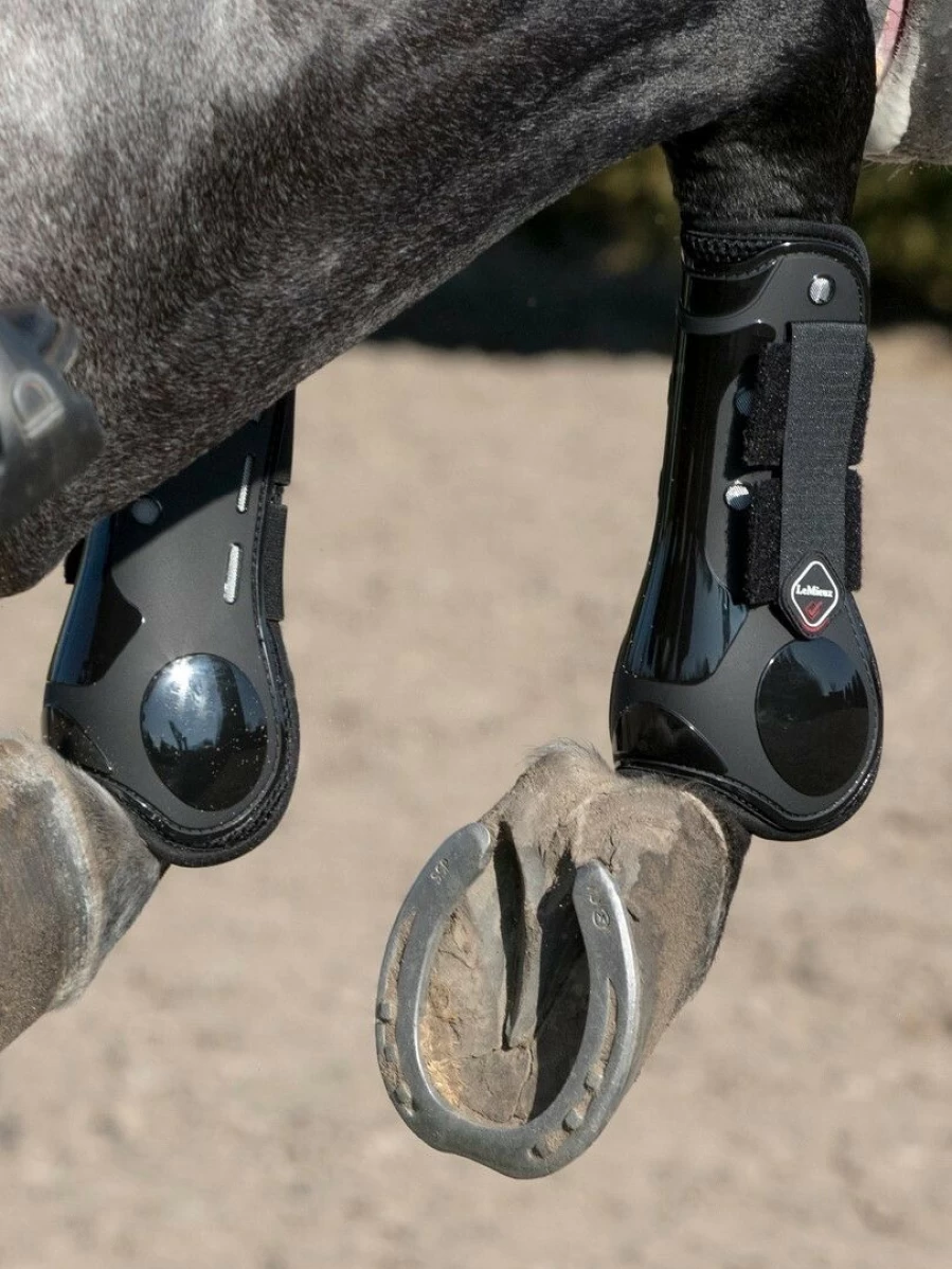 LeMieux Derby Tendon Boots for Horses - Black Equine Sports Protection