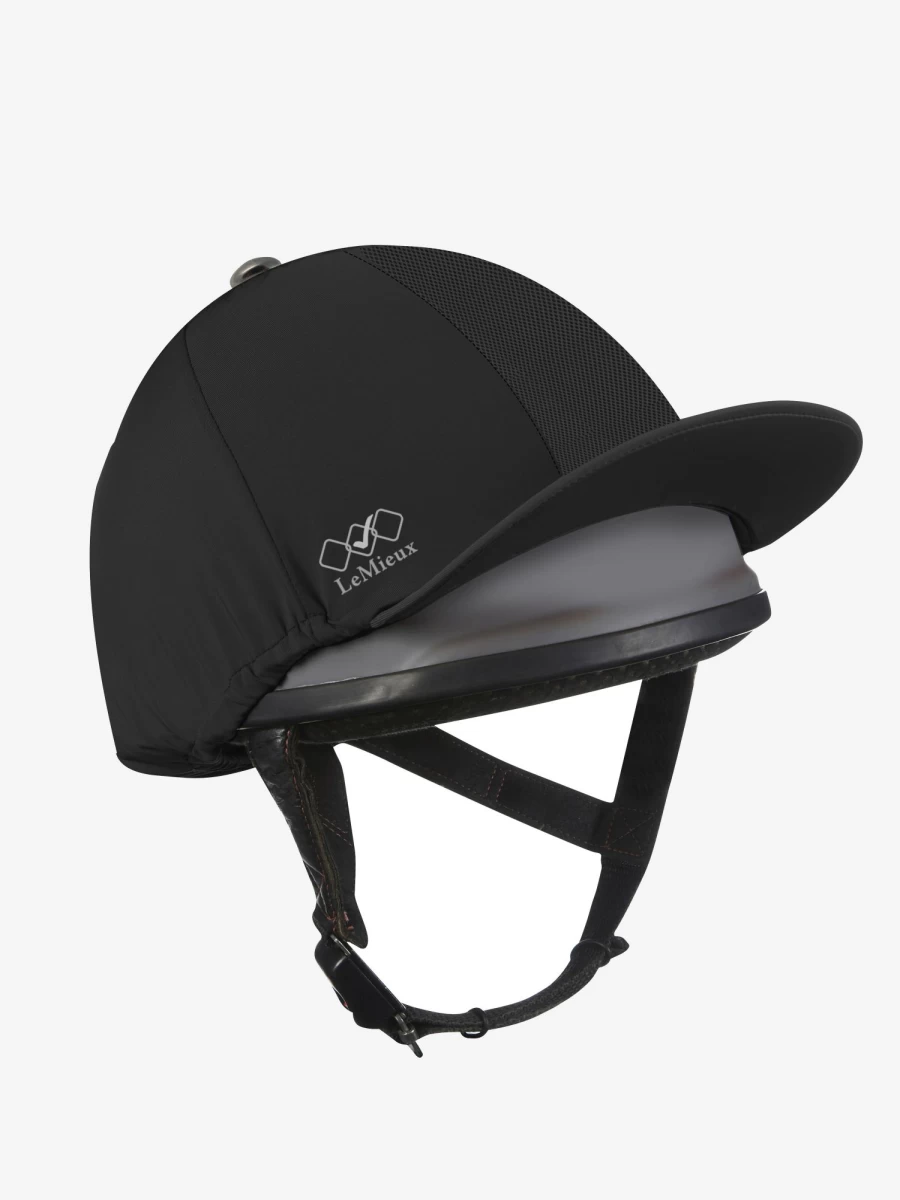 LeMieux Pro Mesh Silk Hat - Black One Size Adjustable Breathable Sun Hat for Men & Women