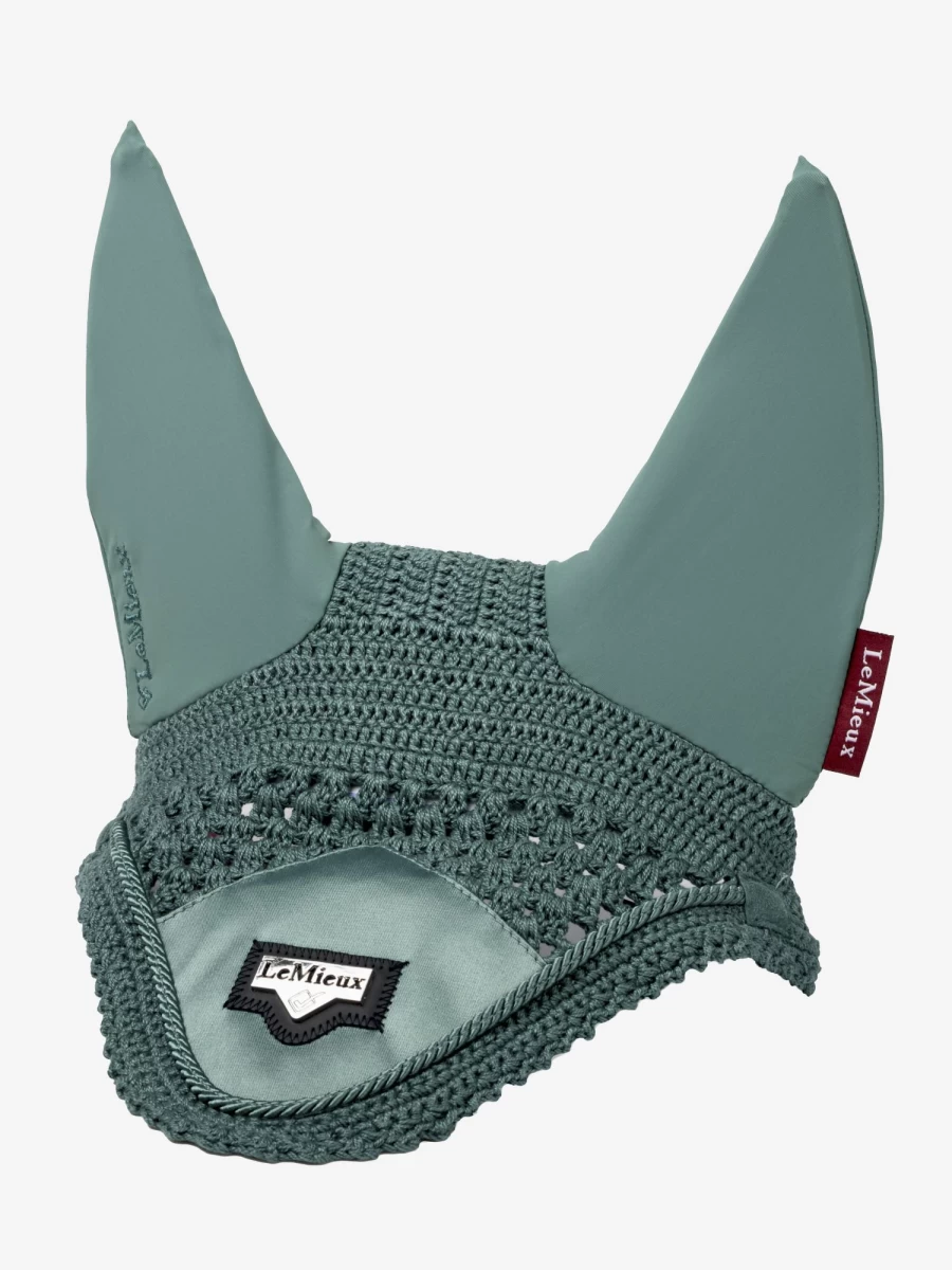 LeMieux Loire Fly Hood Sage - Lightweight Equestrian Fly Protection for Horses