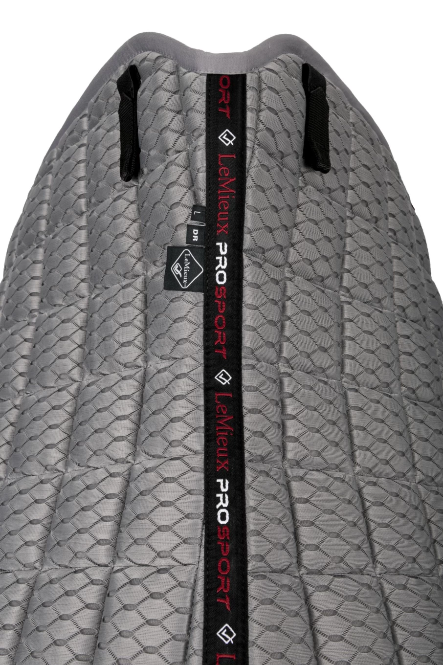 LeMieux Carbon Mesh Dressage Square Grey Large - Breathable Horse Riding Saddle Pad for Comfort & Performance