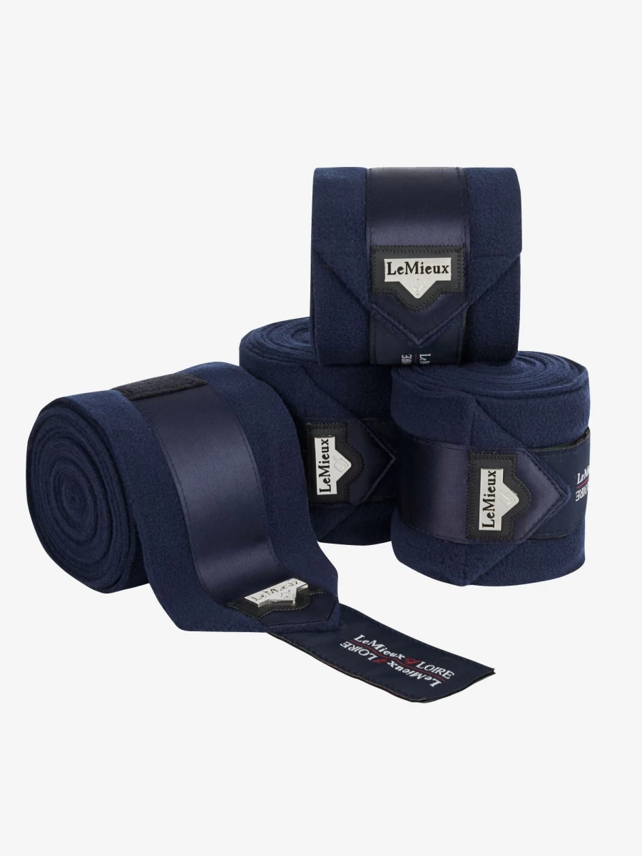 LeMieux Loire Navy Polo Bandages for Horses – Premium Support & Comfort