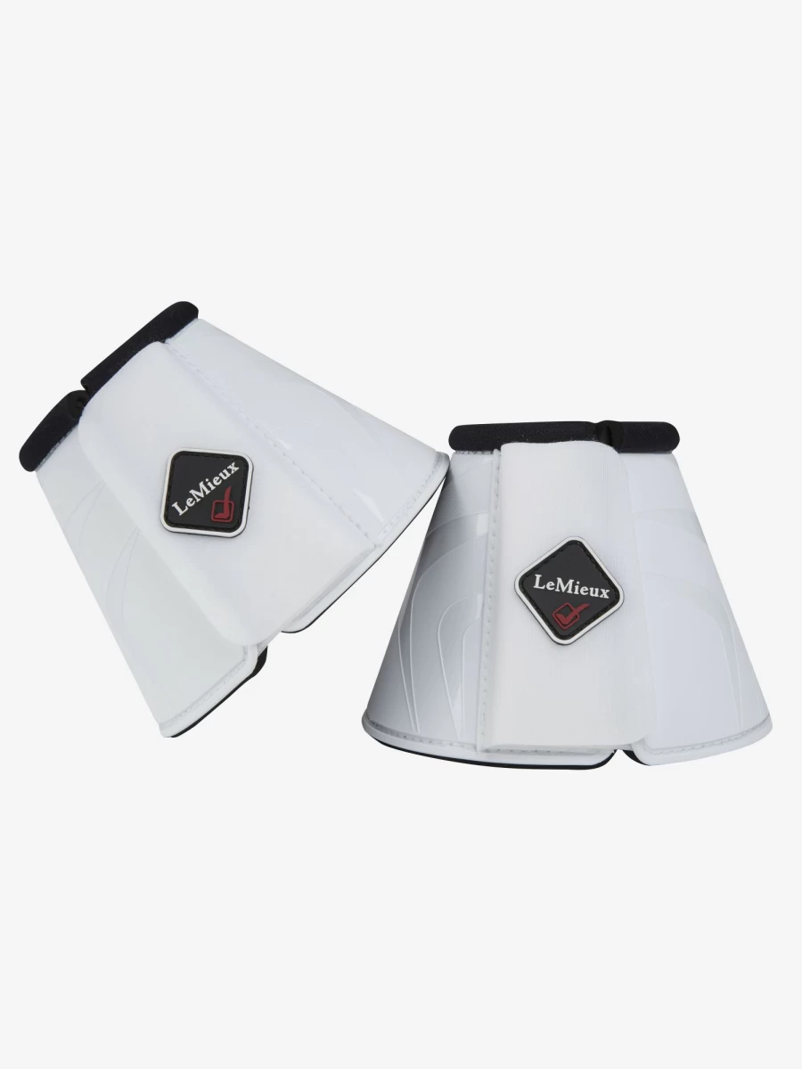 LeMieux ProShell Over Reach Horse Boots - White | Protective Equine Sports Gear
