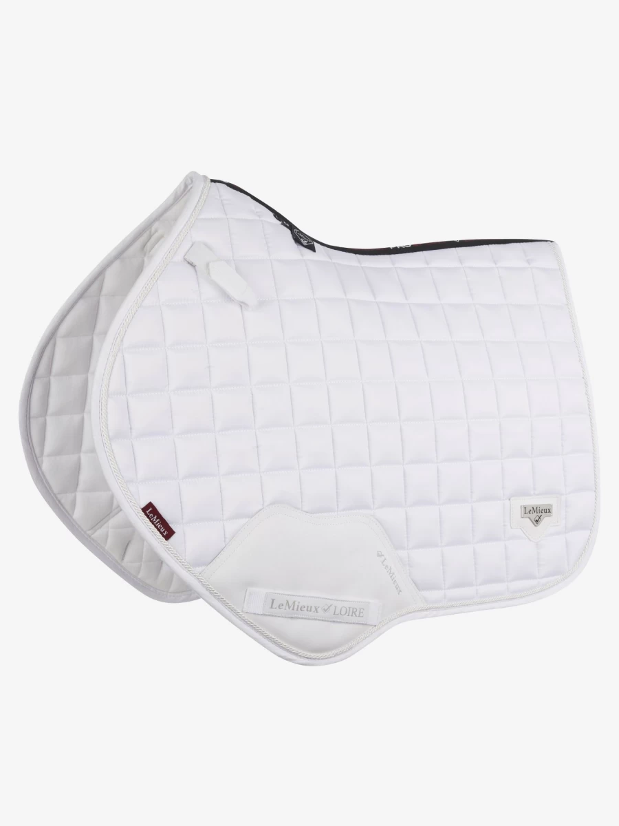 LeMieux Loire Classic White Square Close Contact Saddle English Riding Equipment