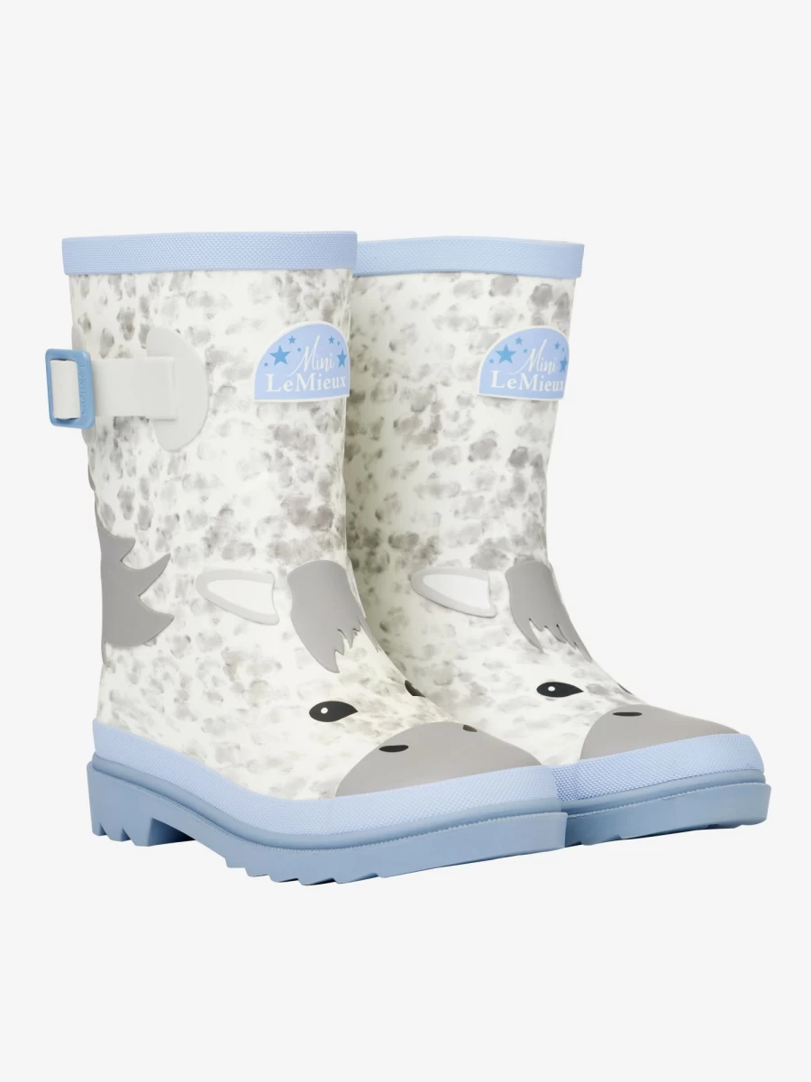 LeMieux Kids Welly Sam Waterproof Rain Boots for Puddle Play