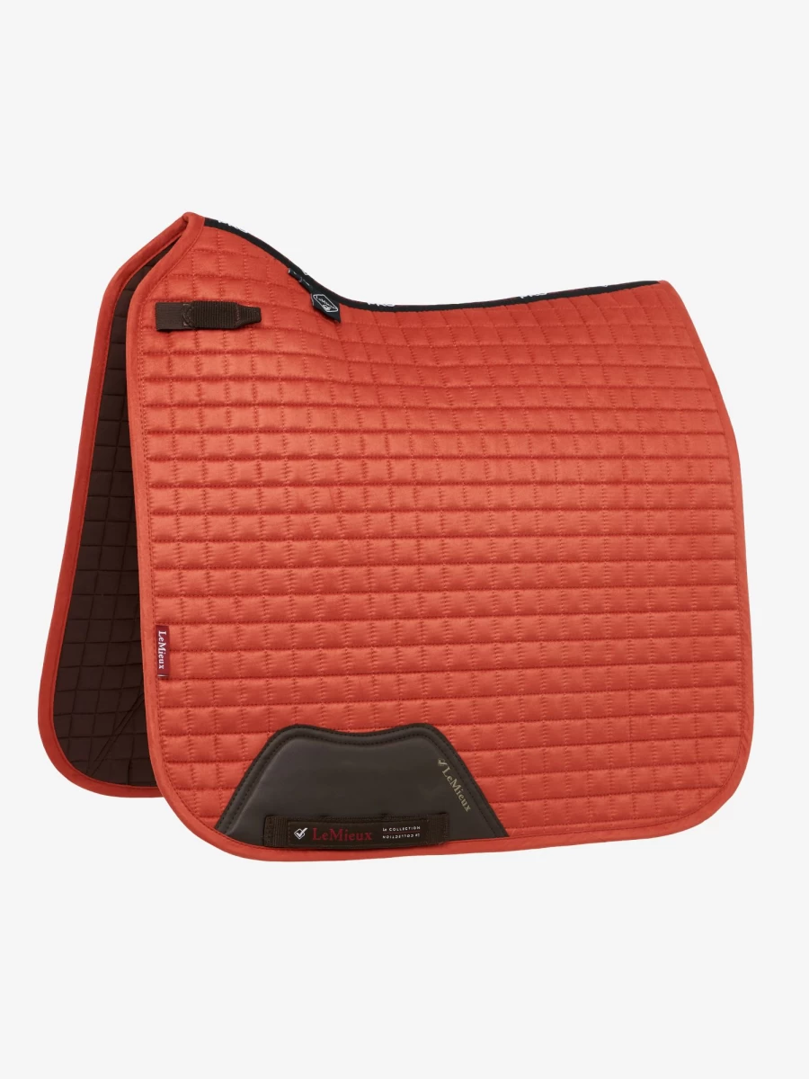 LeMieux Sienna Suede Dressage Square Saddle Pad for Horse Riding