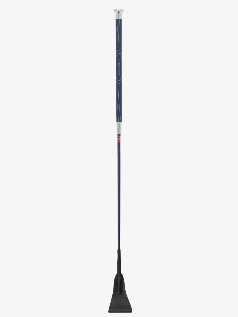 LeMieux Legrip Jumping Whip in Navy - One Size Equestrian Training Whip