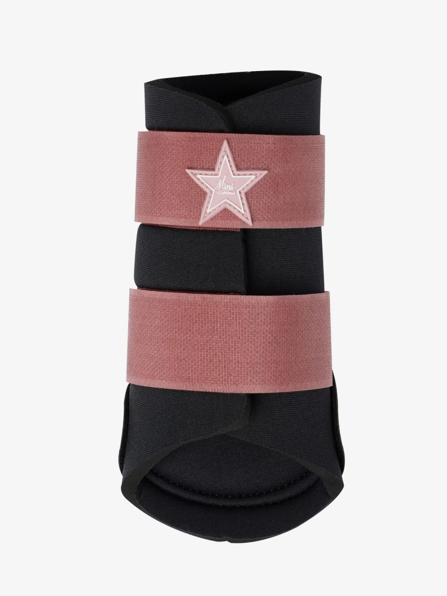 LeMieux Mini Brushing Boot for Horses - Lightweight Orchid Equestrian Leg Protection