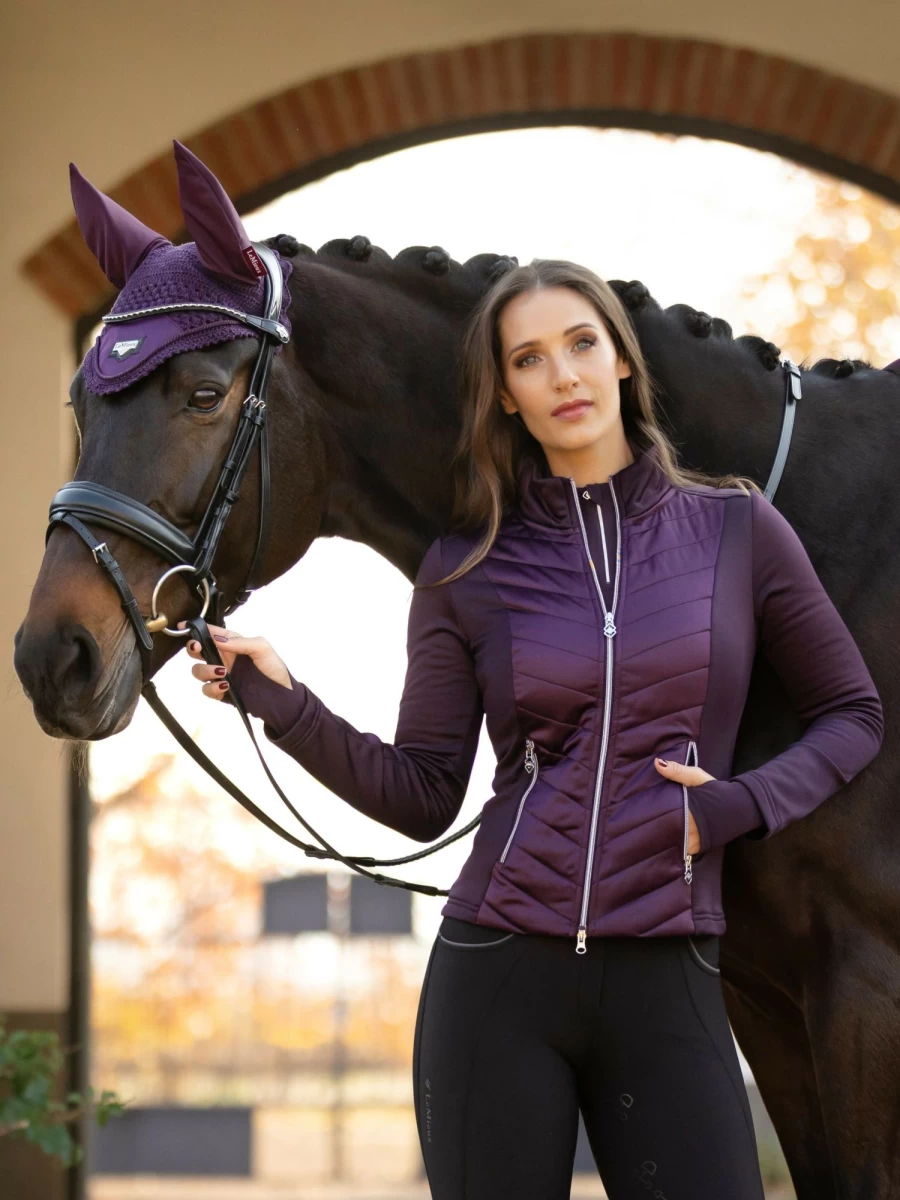 LeMieux Dynamique Equestrian Jacket for Women - Lightweight Riding Fig Design
