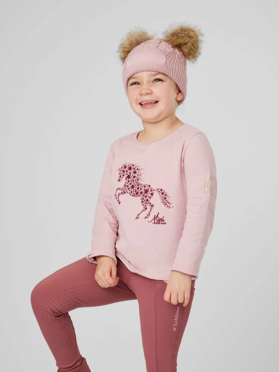 LeMieux Mini Jamie Long Sleeve Top in Pink Quartz - Women's Elegant Blouse