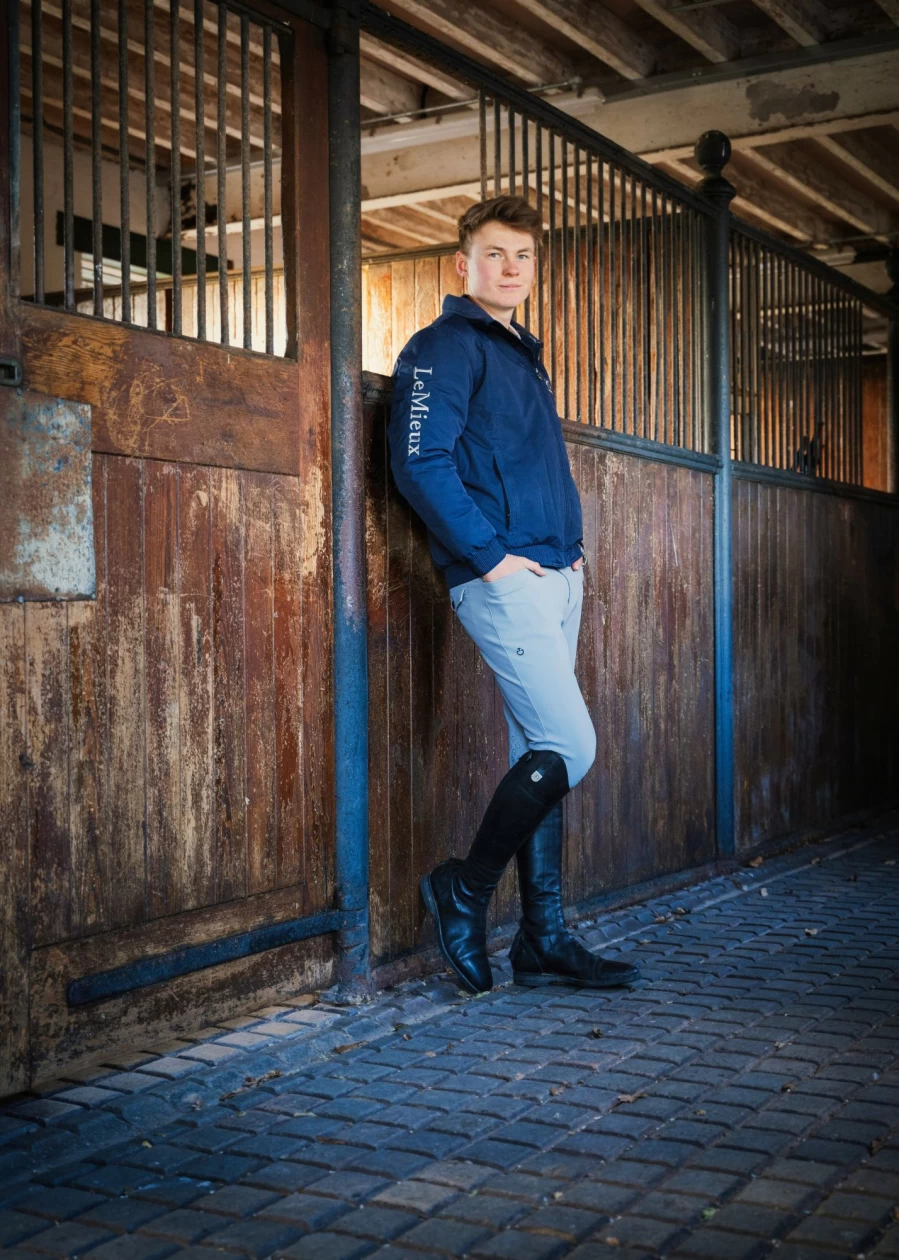 LeMieux Team Navy Crew Jacket - Classic Athletic Outerwear for Men & Women